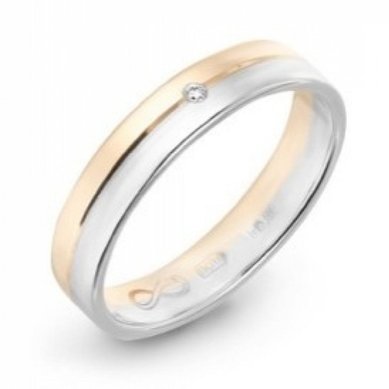 Обручальное кольцо R01-WED-00024-М12449 - Ювелирный бренд Московский ювелирный завод