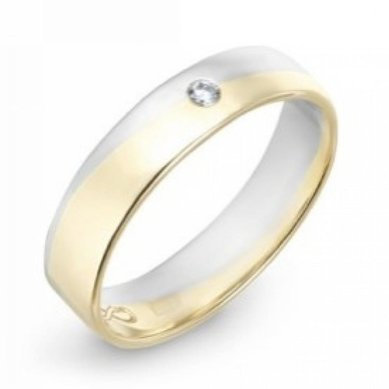 Обручальное кольцо R01-WED-00021-М12451 - Ювелирный бренд Московский ювелирный завод