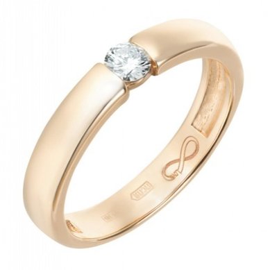 Обручальное кольцо R01-WED-00022-М12464 - Ювелирный бренд Московский ювелирный завод