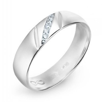 Обручальное кольцо R01-WED-00017-М12466 - Ювелирный бренд Московский ювелирный завод