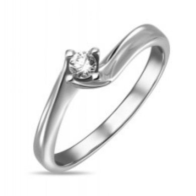 Помолвочное кольцо R01-SOL50-010-G2-М12472 - Ювелирный бренд Московский ювелирный завод