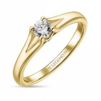 Помолвочное кольцо R01-SL06-020-G2-М12476 - Ювелирный бренд Московский ювелирный завод